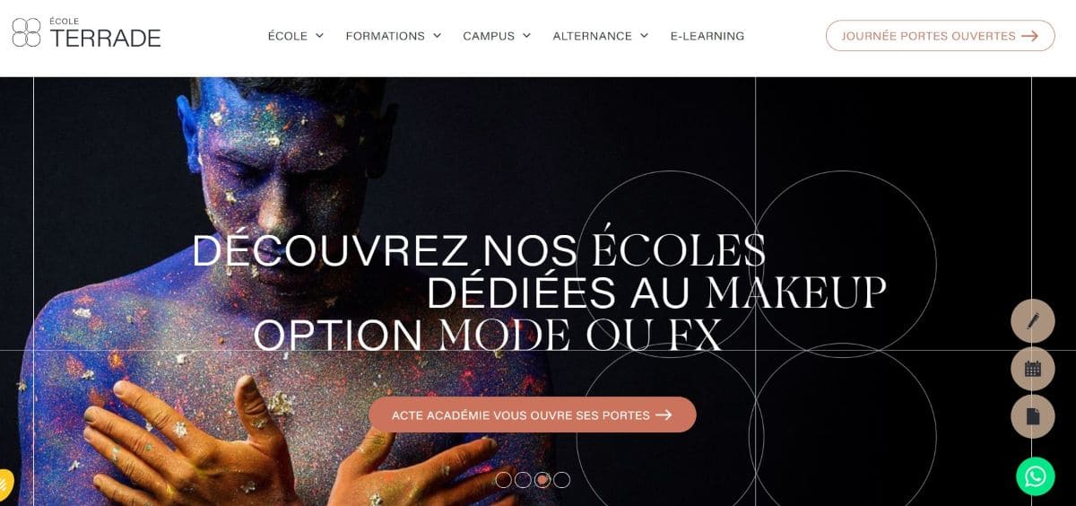 Se faire maquiller gratuitement à Paris : 10 bons plans ecole formation maquillage terrade paris