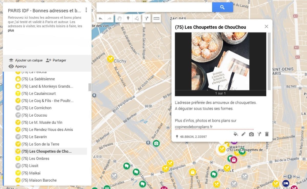 Les Choupettes de Chouchou, régréssives à souhait ! localisation des choupettes de chouchou sur la carte des bonnes adresses de paris par copinesdebonsplans.fr