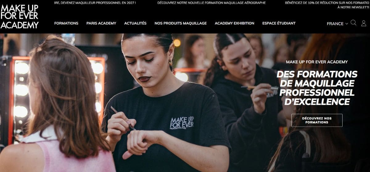 Se faire maquiller gratuitement à Paris : 10 bons plans devenir modele pour l ecole de maquillage make up forever academy