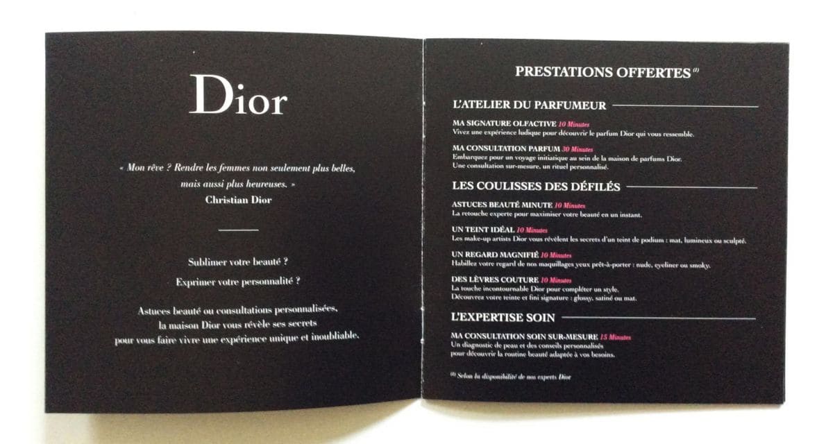 Se faire maquiller gratuitement à Paris : 10 bons plans maquillage offert dans les boutiques DIOR