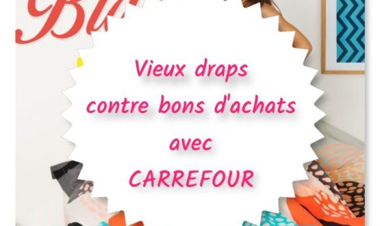 Vieux draps contre bons d’achats !