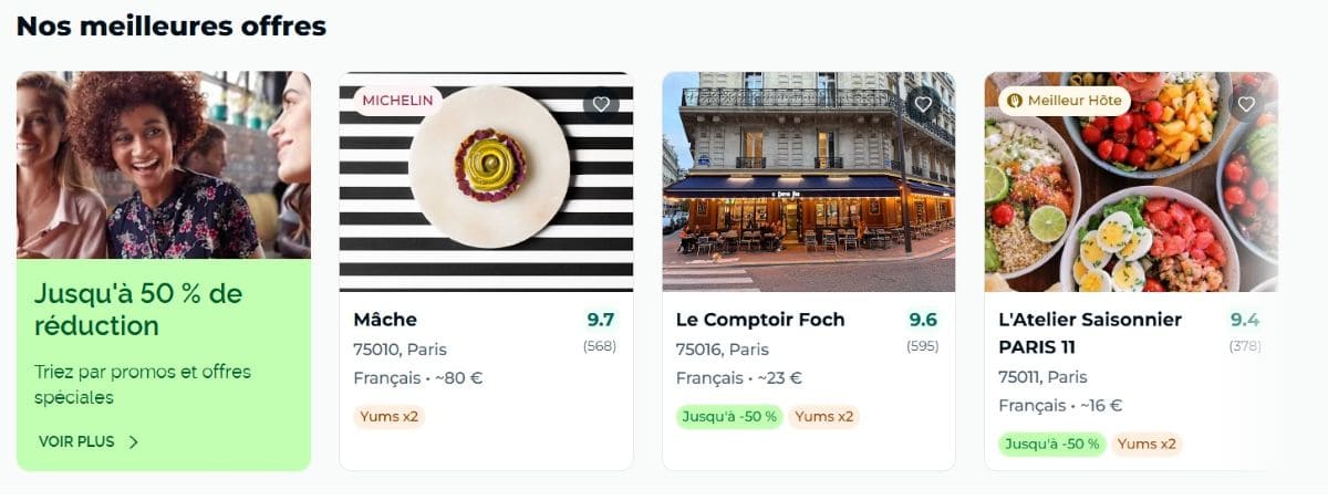 The Fork, idéal pour manger moins cher au restaurant ! faire des economies au restaurant avec the fork