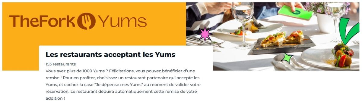 The Fork, idéal pour manger moins cher au restaurant ! restaurants acceptant les yums