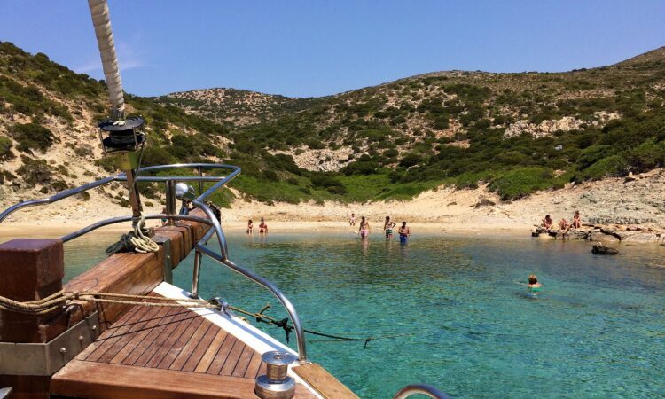 voyage en Grèce paros journee en mer