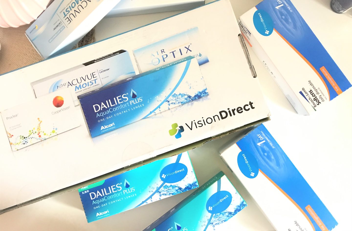 Lentilles moins chères, de vue ou de couleur, elles sont chez Vision Direct