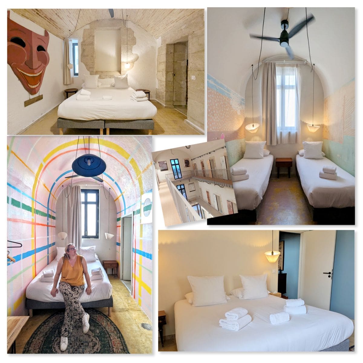 chambres de l hotel de la prison a beizers plusieurs exemples