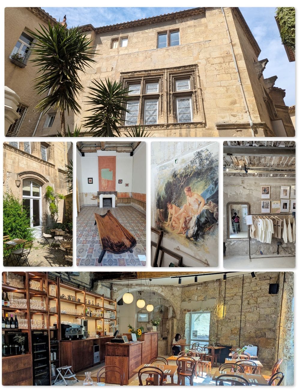 beziers les ostals anciennes batisses transformees