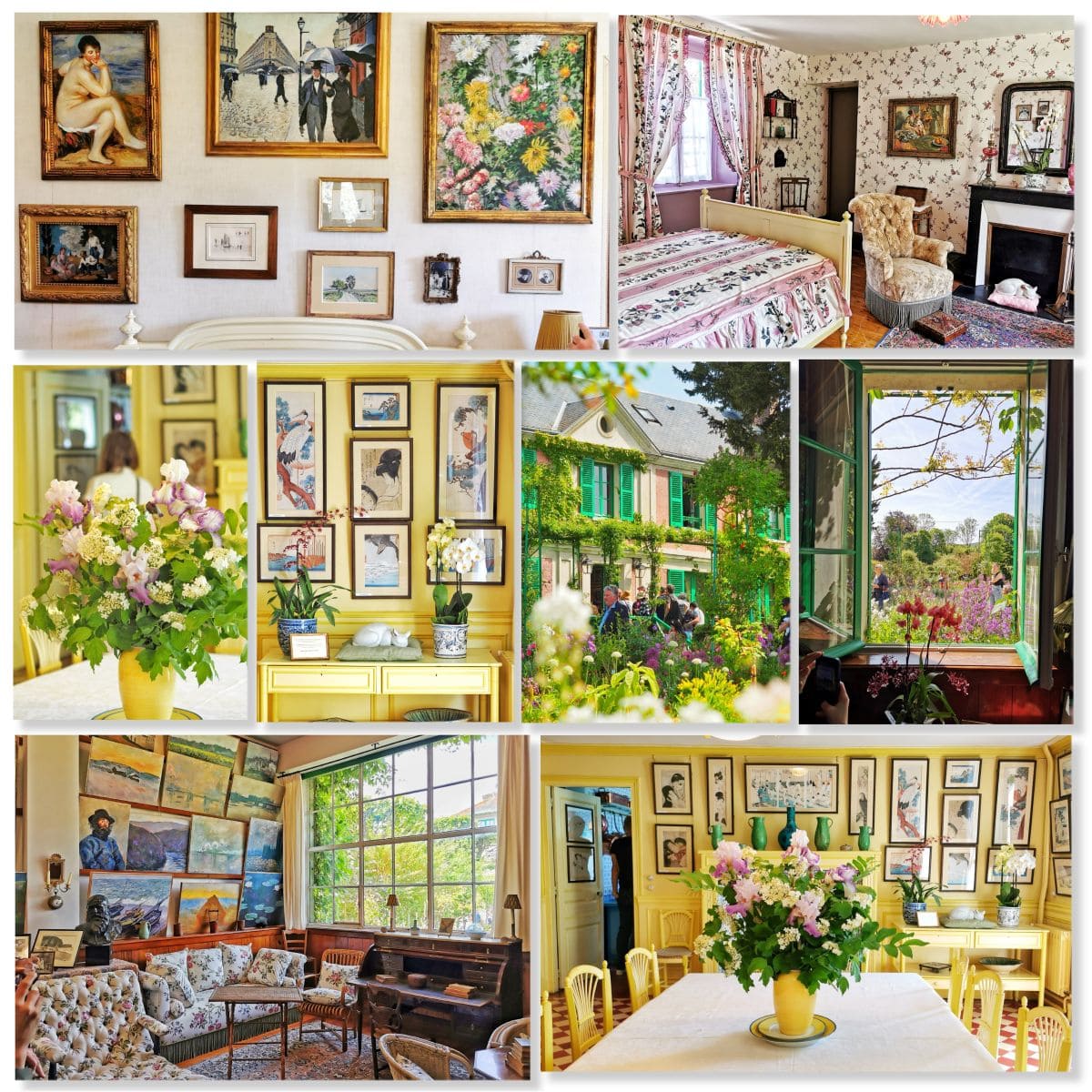 Visiter l'univers de Claude Monet à Giverny interieurs de la maison de claude monet a giverny