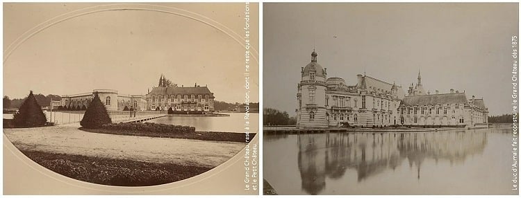 Photos-anciennes-du-chateau-de-chantilly