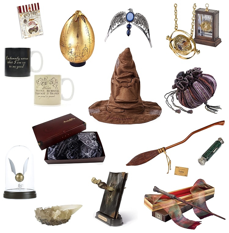 Ouvre-Lettres Thème Harry Potter – Épée Avec Symboles Des Maisons, Longueur 19 Cm – Cadeau Pour Fans De Poudlard