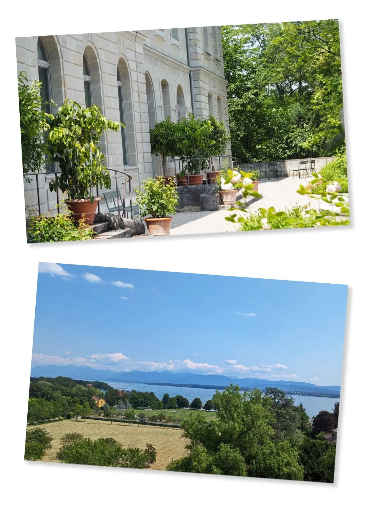 Week-end Suisse au coeur du canton de Vaud chateau de prangins avec vue sur le lac leman