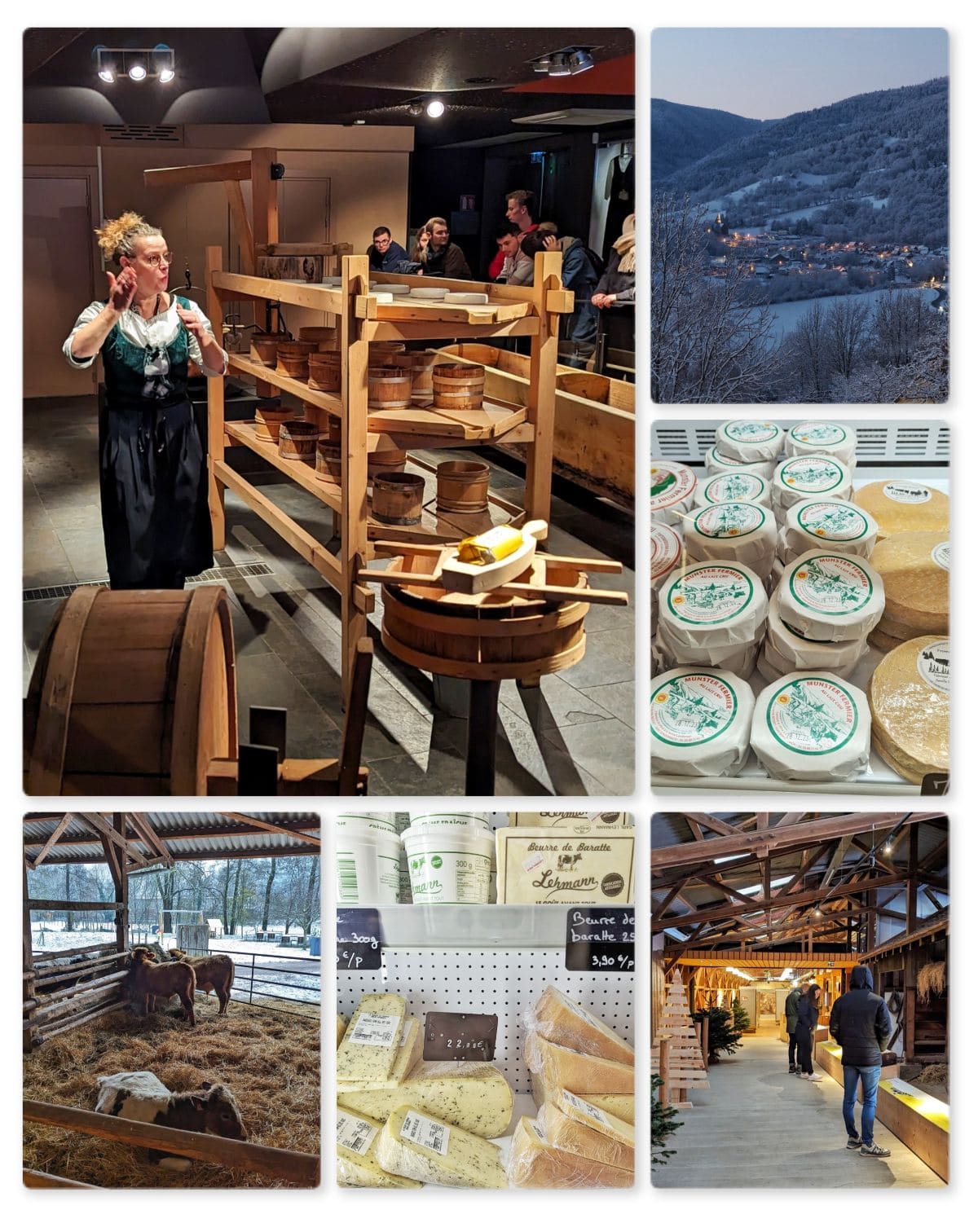 Magie de Noël en vallée de Munster maison du fromage a munster en alsace