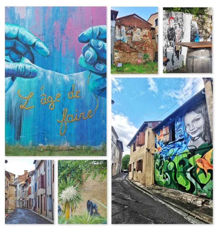 Sur les traces de d'Artagnan dans le Gers evenement street art a eauze dans le gers