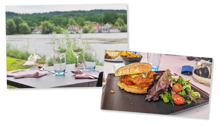 Week-end à vélo sur la voie verte de l'Ailette restaurant hotel du golf lac d ailette