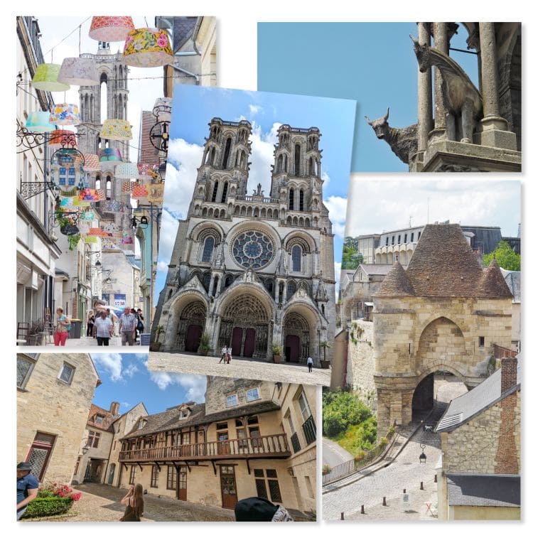 Week-end à vélo sur la voie verte de l'Ailette images de la ville de laon dans l aisne