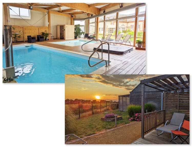 Week-end à vélo sur la voie verte de l'Ailette piscine spa hotel de la ferme dans l aisne