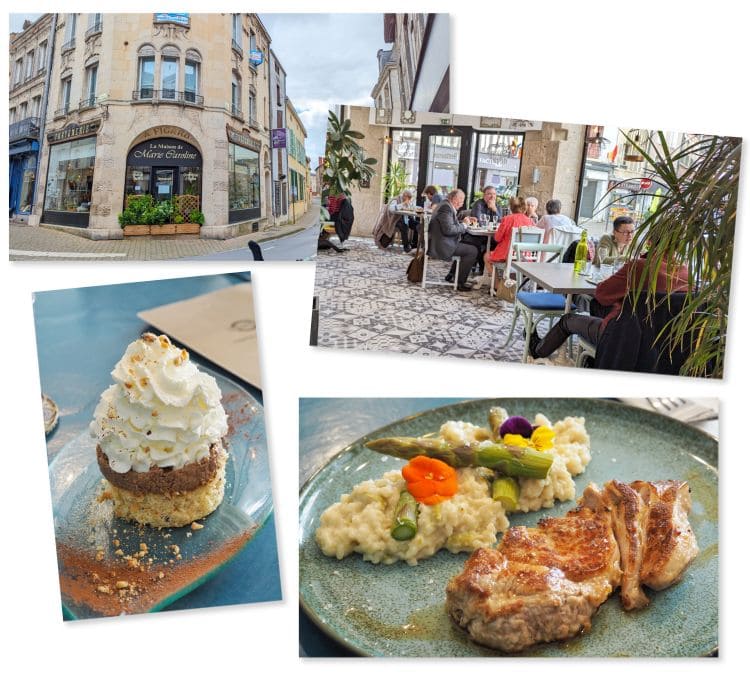 Visiter Châlons-en-Champagne en amoureux restaurant la maison de marie caroline a chalons en champagne