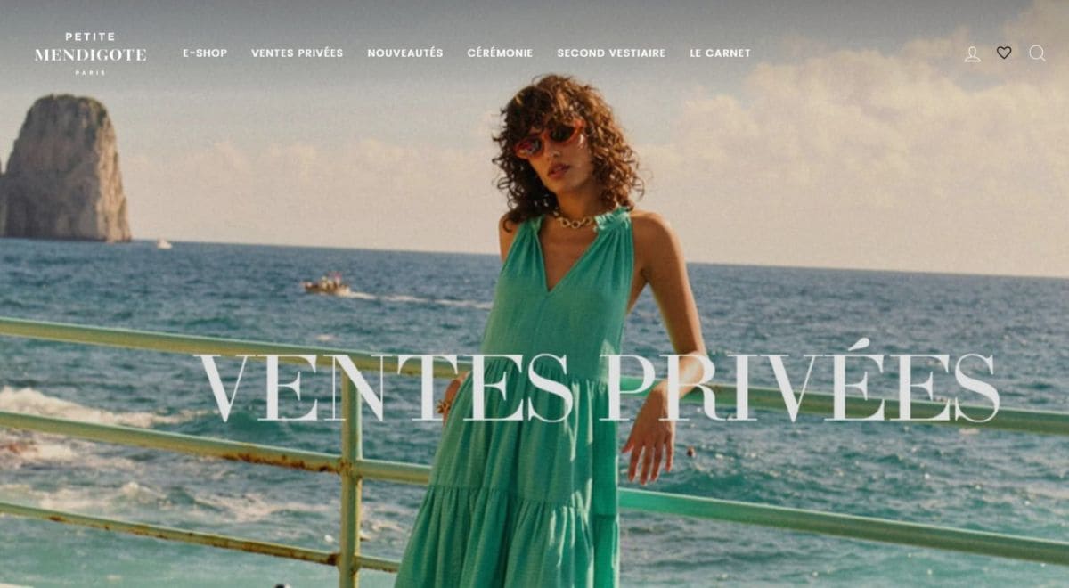 vente privee Petite Mendigote avant soldes 2025