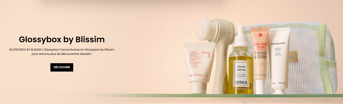 annonce de la transformation de glossybox France en 2025