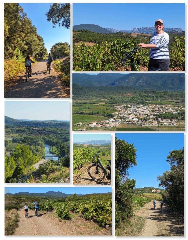 Un beau week-end autour du Canal du Midi et du Saint-Chinian balade guidee a velo dans les vignes de saint chinian