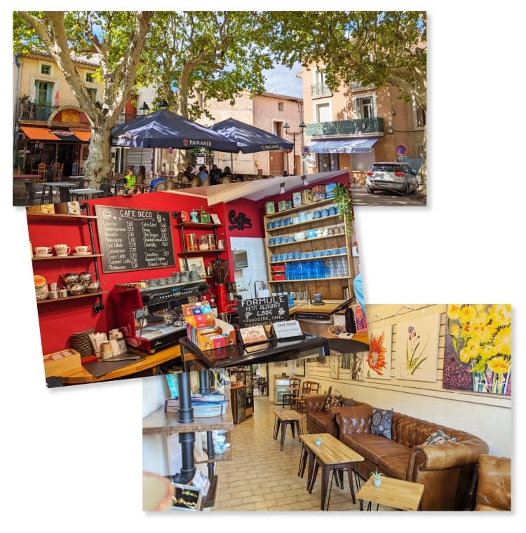 Un beau week-end autour du Canal du Midi et du Saint-Chinian cafe deco a capestang