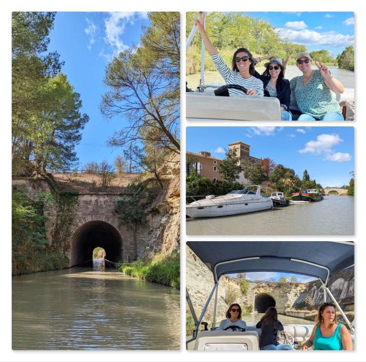 Un beau week-end autour du Canal du Midi et du Saint-Chinian balade en bateau sans permis sur le canal du midi