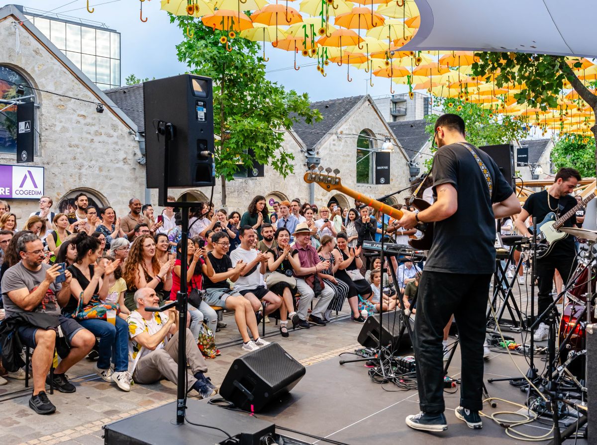 concert gratuit du festival musique en terrasse de bercy village