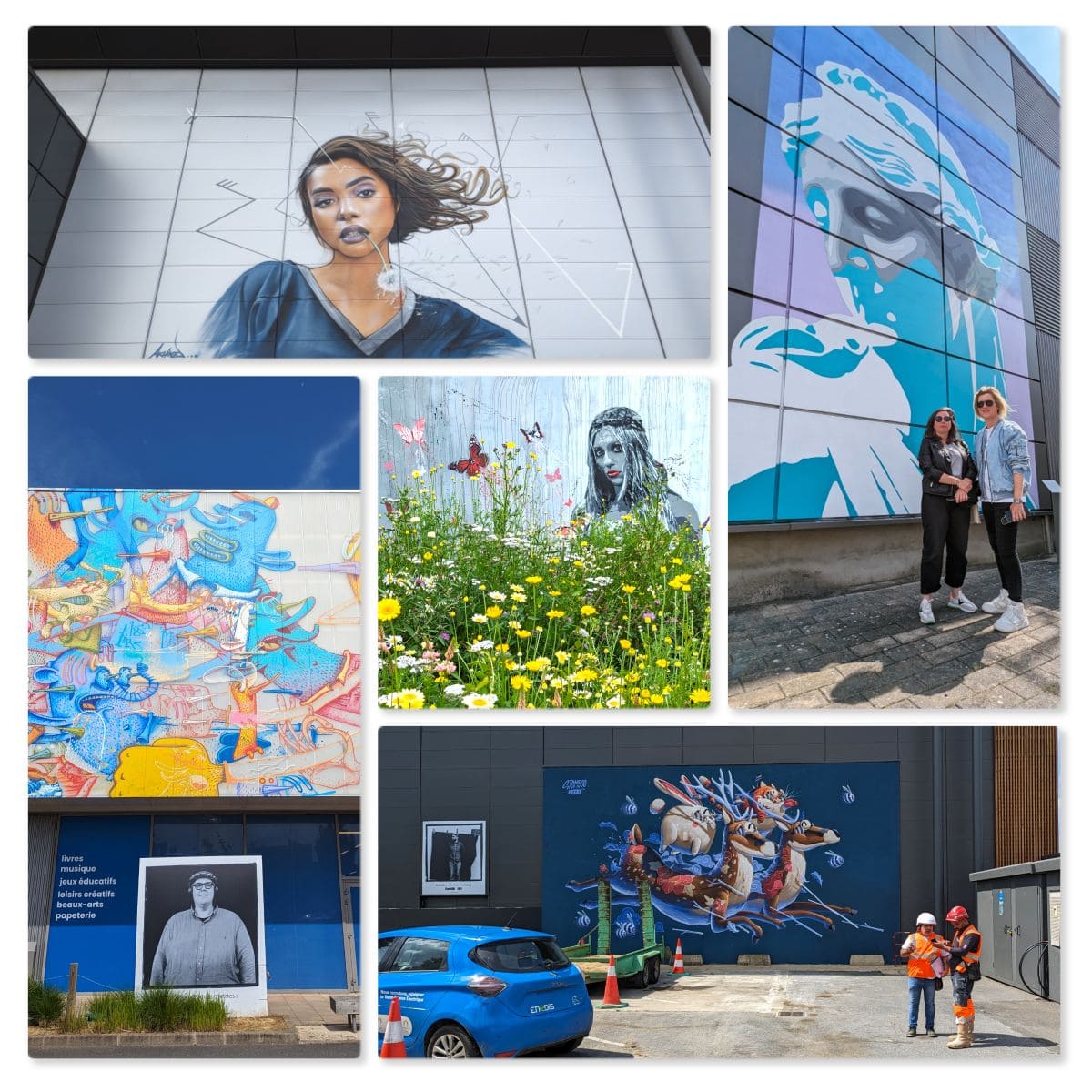 Musée Street Art au Clos du Chêne Montévrain ! oeuvres street art montevrain au clos du chene