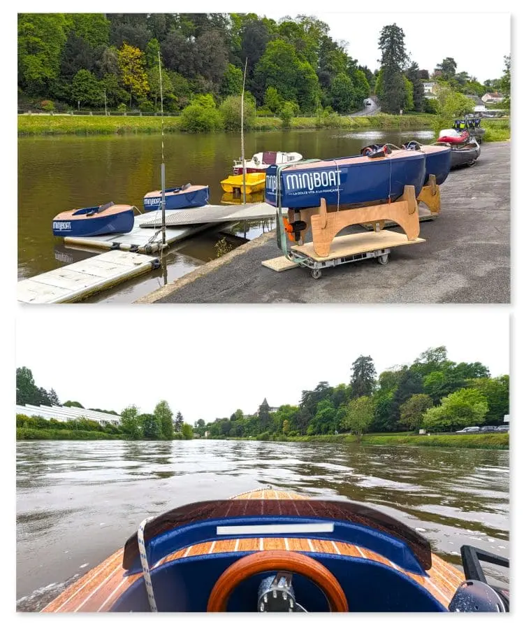 Week-end fluvestre autour des rivières de l'Ouest mini boat chateau gontier mayenne