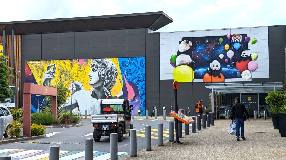 Musée Street Art au Clos du Chêne Montévrain ! montevrain street art panda au clos du chebe