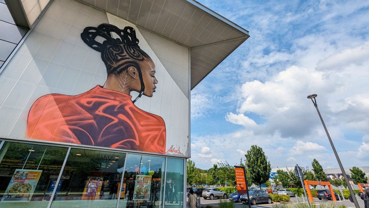 Musée Street Art au Clos du Chêne Montévrain ! street art artiste akhine a montevrain seine et marne