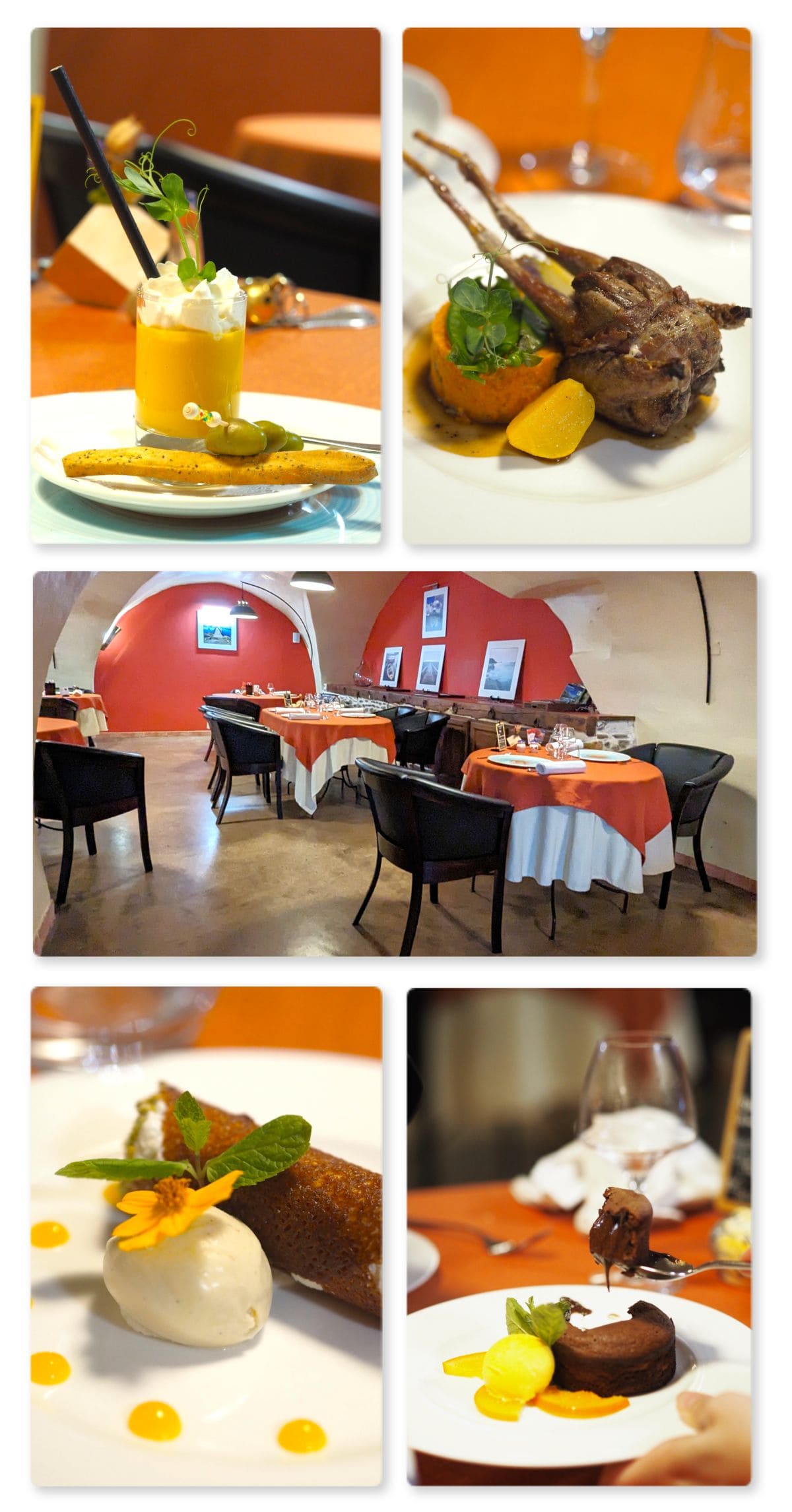 Week-end à vélo le long de la Passa Païs en Occitanie ! plats et ambiance au restaurant l ocre rouge herepian