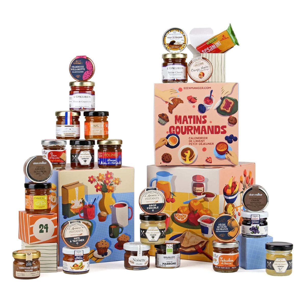 8 calendriers de l'avent BienManger.com à découvrir sans tarder ! calendrier de l avent matins gourmands 2025 bienmanger.com