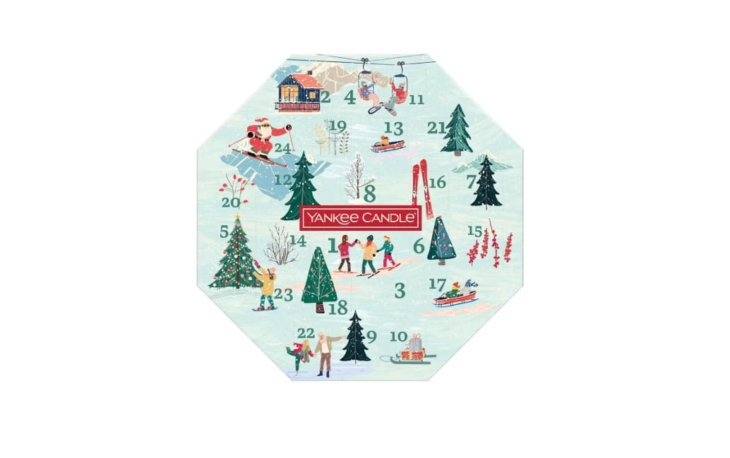 calendrier de l avent yankee candle 2025 couronne