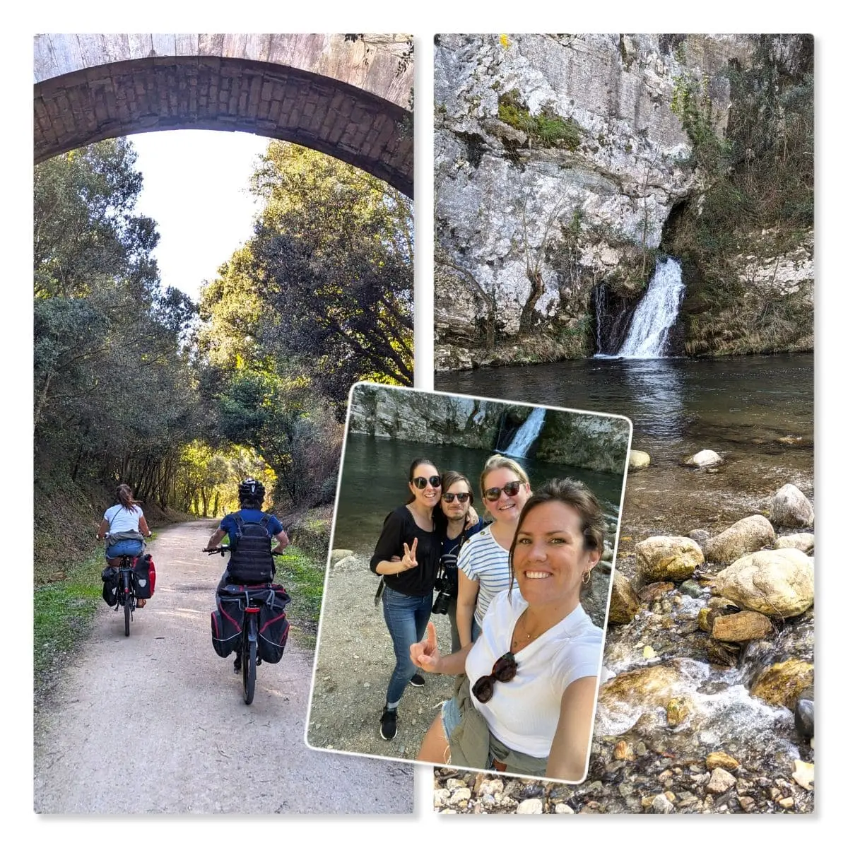 Week-end à vélo le long de la Passa Païs en Occitanie ! a velo sur la passa pais vers la source frejo