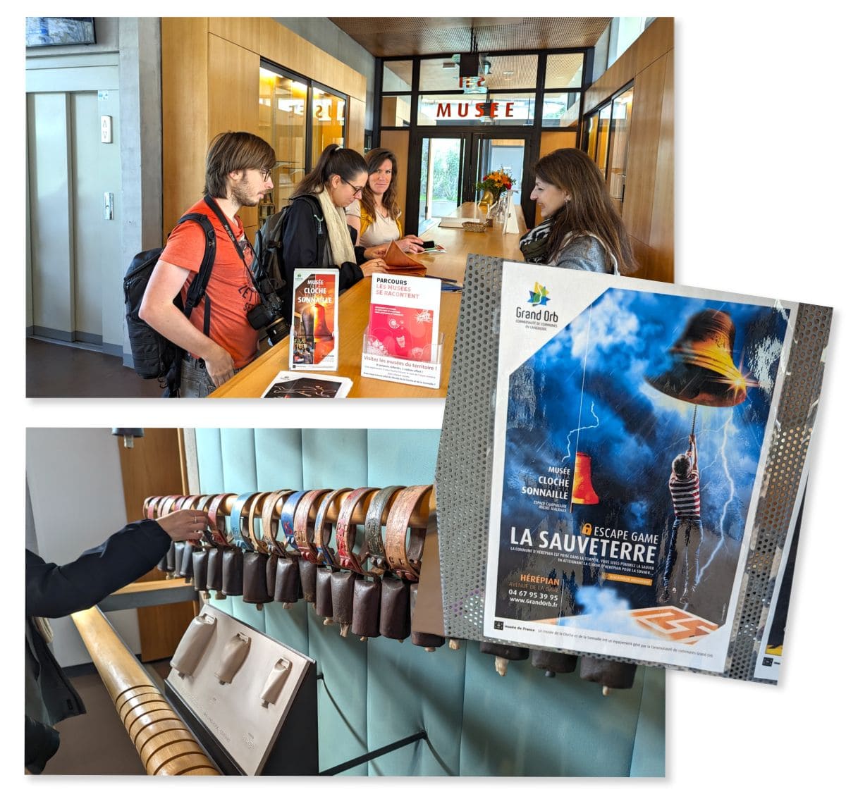 Week-end à vélo le long de la Passa Païs en Occitanie ! escape game la sauveterre musee cloche et sonnaille herepian