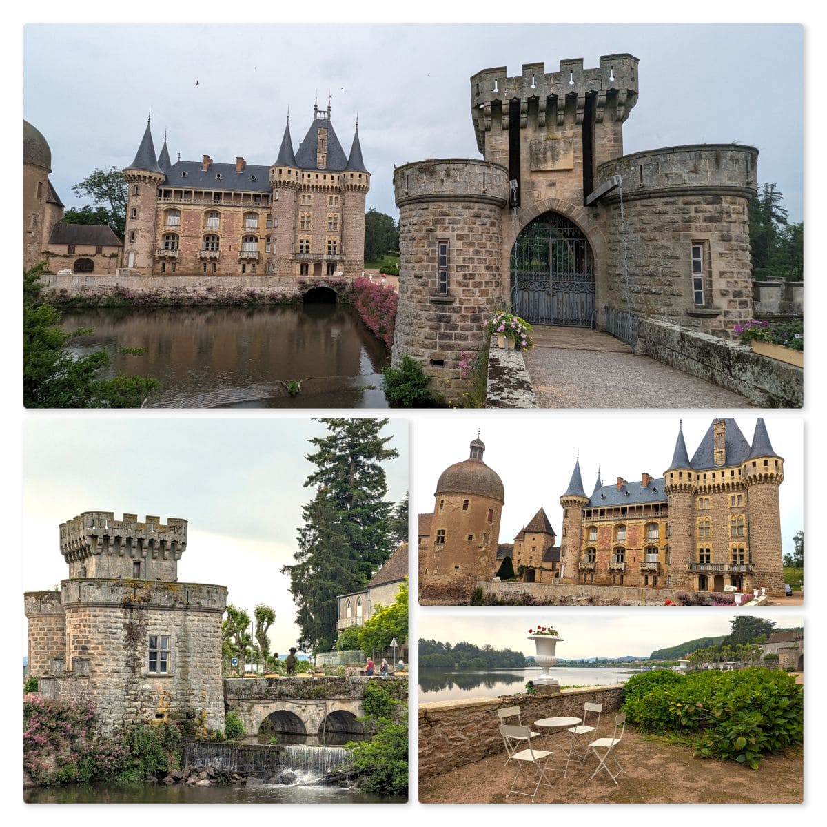 Explorez la Bourgogne du Sud en suivant la CycloRoute71 ! pont levis du chateau de la clayette