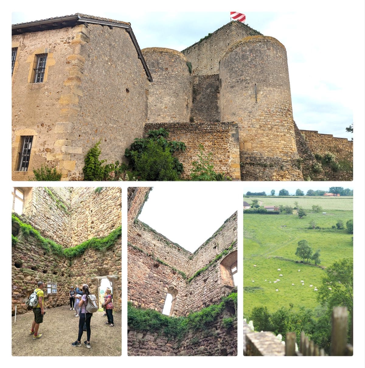 Explorez la Bourgogne du Sud en suivant la CycloRoute71 ! chateau fort saint hugues a semur