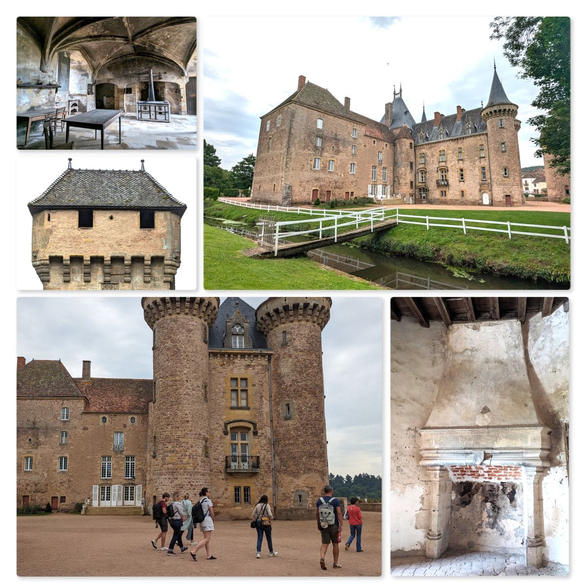 Explorez la Bourgogne du Sud en suivant la CycloRoute71 ! chateau de la clayette interieurs