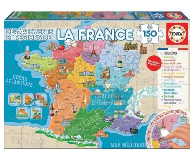 puzzle carte de france