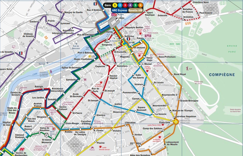 Visiter Compiègne (Oise) : incontournables et bons plans bus gratuits a compiegne