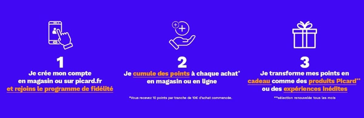 Points PICARD : bons plans courses et produits gratuits ! comment gagner des points PICARD surgeles
