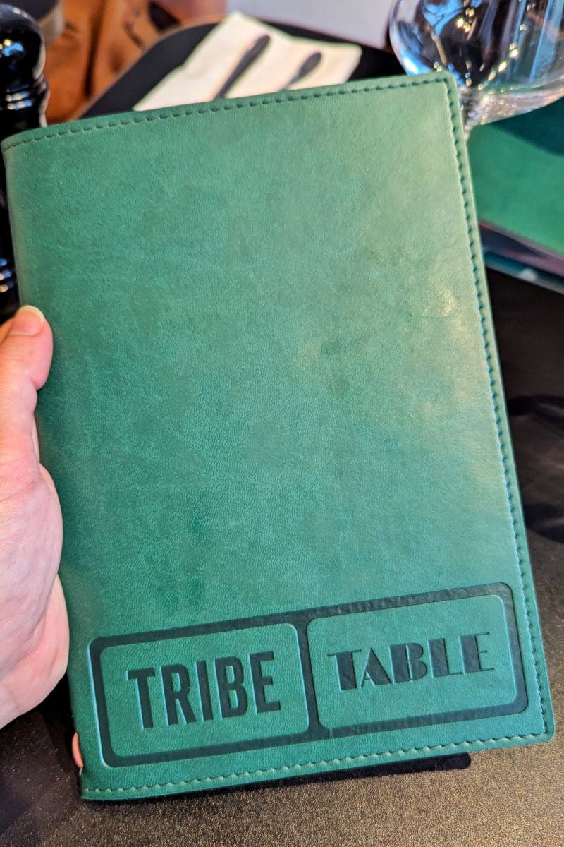 Le Tribe Table Clichy : voyage culinaire en Californie ! couverture du menu tribe table clichy