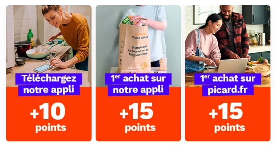 Points PICARD : bons plans courses et produits gratuits ! gagner des points bonus chez picard