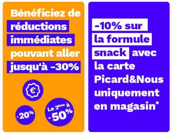 Points PICARD : bons plans courses et produits gratuits ! avantages cartes picard