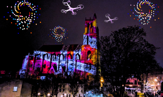 Spectacle de drones gratuit à Mantes-la-Jolie le 1er février