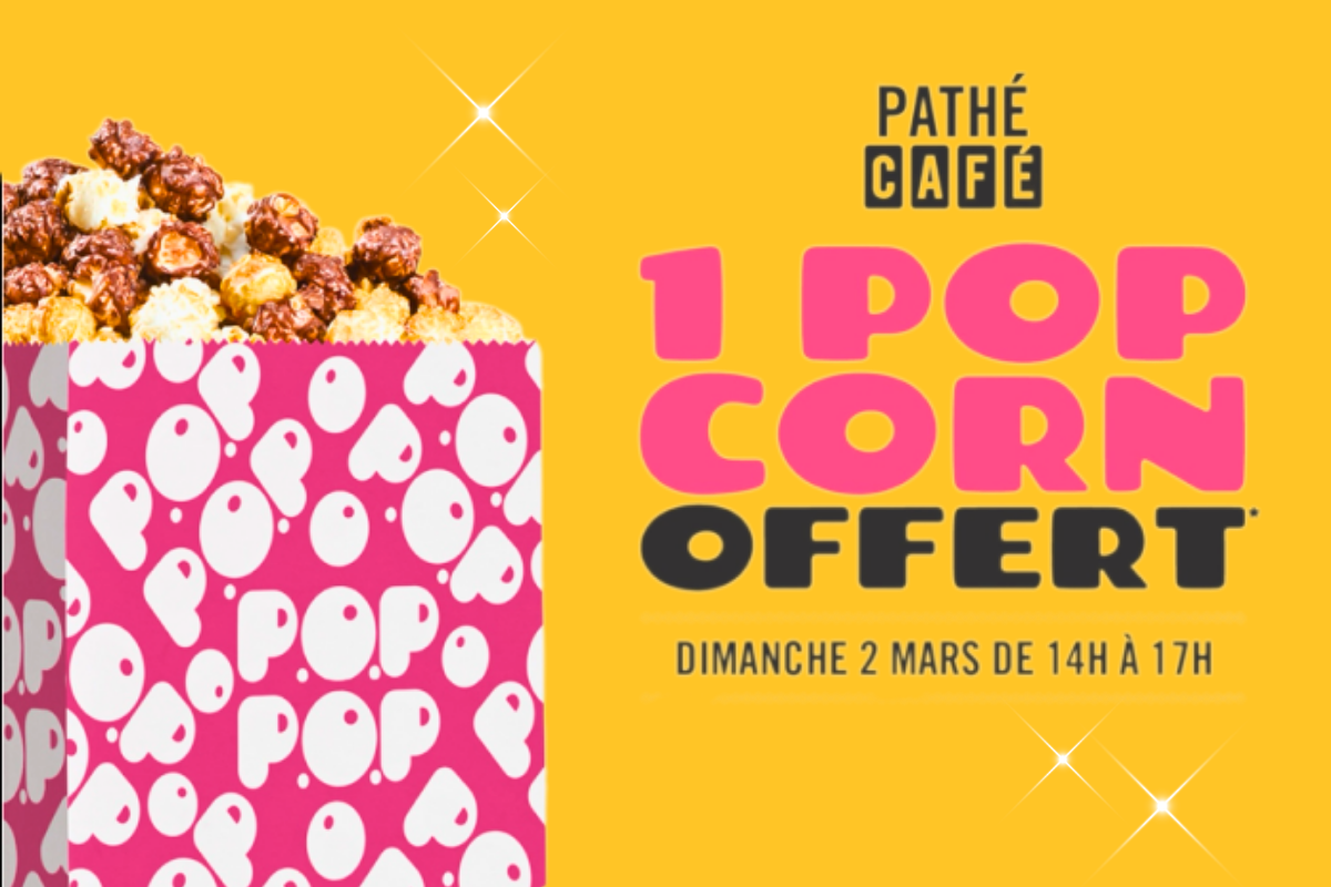 Pop-corn offert PATHE