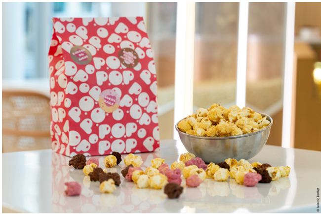 cafe pathe pop corn