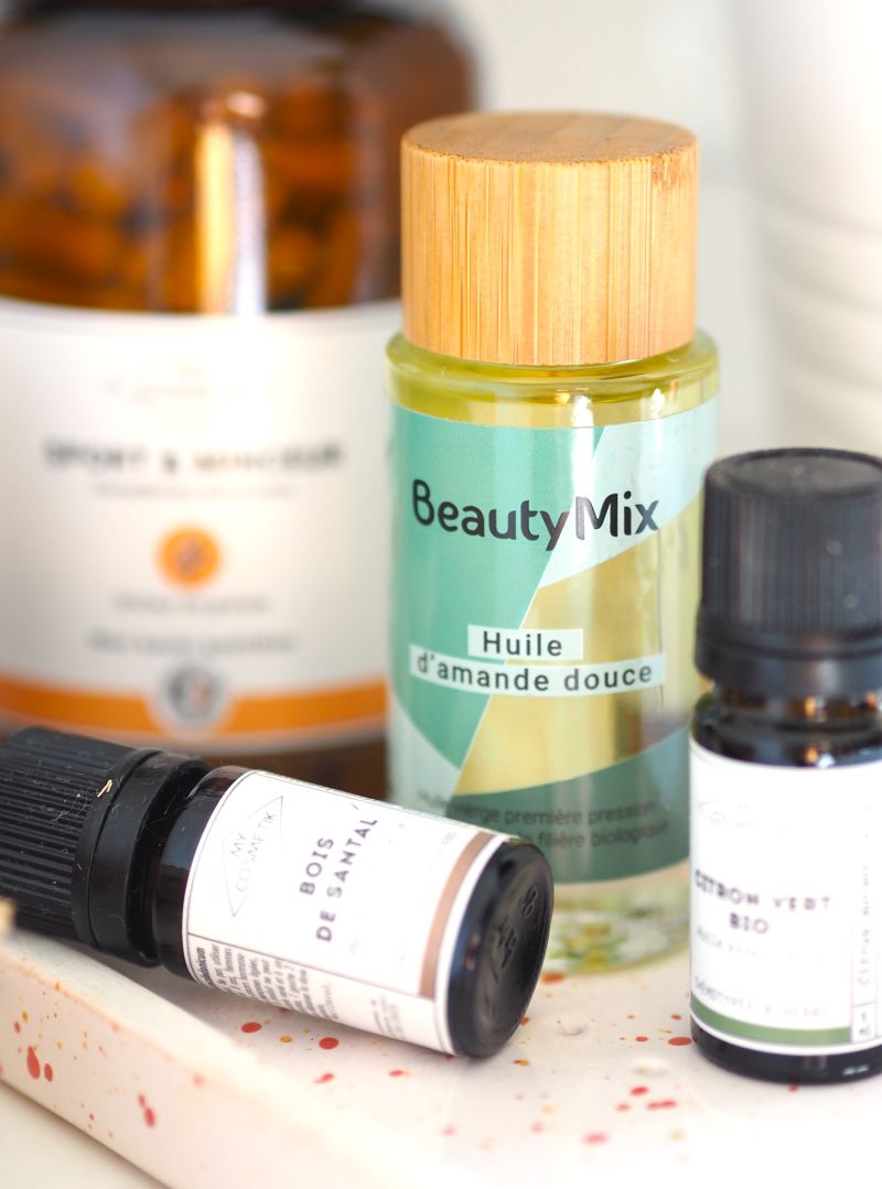 Pochette zéro gaspi My Cosmetik : bon plan ou pas ? huile d amande douce bio my cosmetik