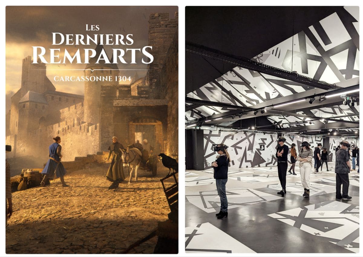 Expérience immersive : Voyagez dans le Carcassonne du 14ème siècle depuis Bercy Village avis les derniers remparts carcassonne experience vr bercy village